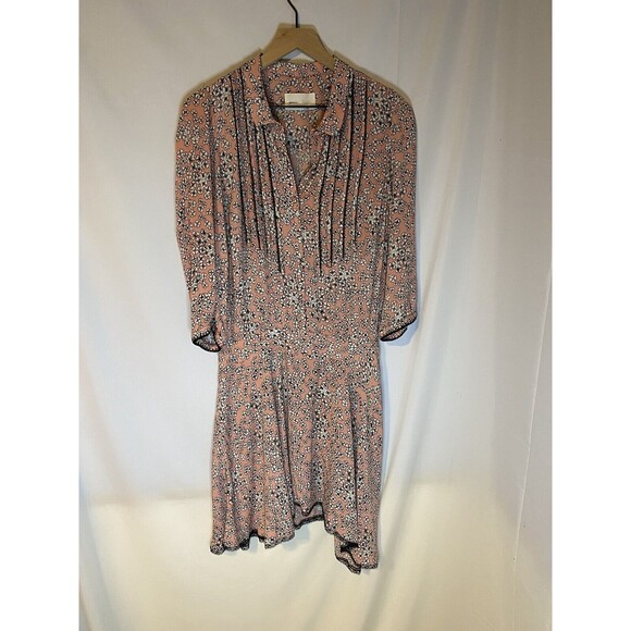 Zadig & Voltaire Raspail Print Flyers Poudre Floral Dress Size M NWT - Picture 1 of 5